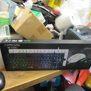 ChonChow Wireless Backlit Gaming Keyboard and Mouse